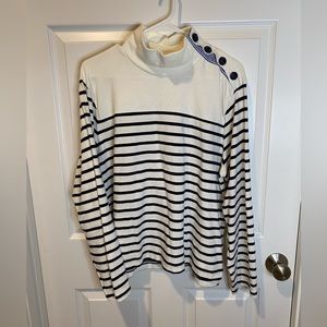 J. Crew Button shoulder sweatshirt